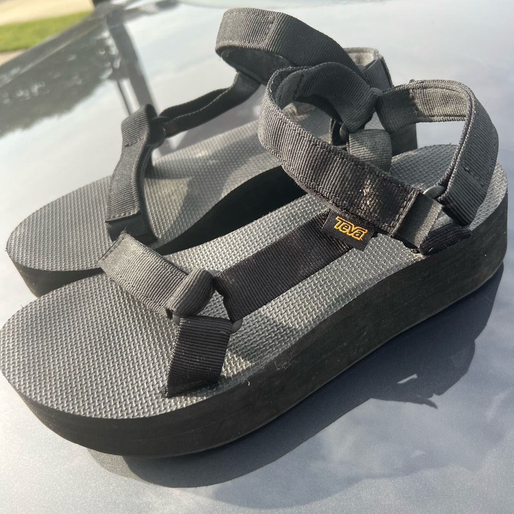 Teva Black Sandals Comfortable and Stylish